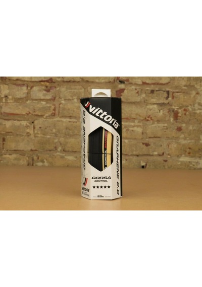 Vittoria Road Corsa Control 700x25 G2.0 Dış Lastik Tan/blk/blk