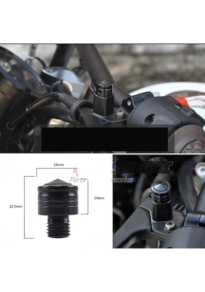 Pcx 125 2021-2024 Ayna Deliği Boşluk Kapatıcı Vida Seti Siyah Renk Siyah