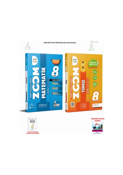 Günay 8. Sınıf Lgs Tüm Dersler 012 Hediyeli 2 Kitap Seti