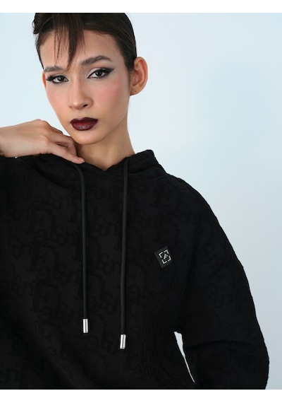 LOFT Oversize Kadın Sweatshirt Lf2036861 Q1.v1 Siyah