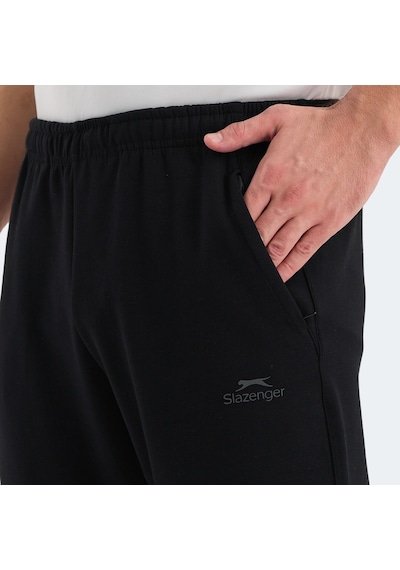 Slazenger VALDIS Erkek Cepli Siyah Eşofman Altı
