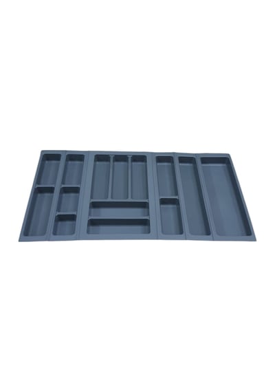 Mutfak, Modüler Kaşıklık Seti, Antrasit, 84 x 48 cm (Enden-Boydan 3,5 cm Kesilebilir)