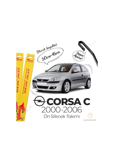 Opel Corsa C Muz Silecek Takımı 2000-2006 İnwells N11.2249