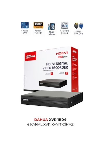 4 Kanal Dvr Güvenlik Kayıt Cihazı Xvr1b04 I T