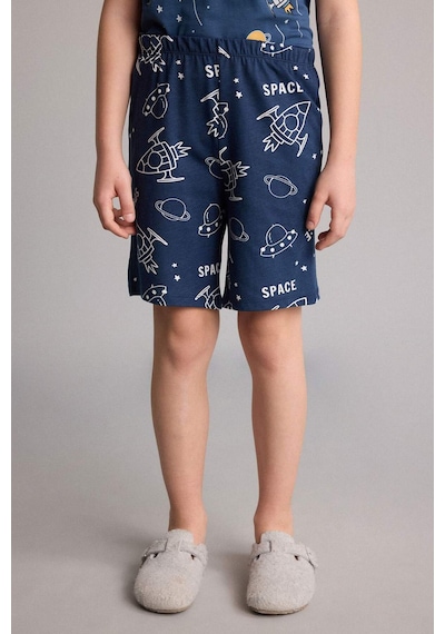 Defacto Regular Fıt Baskılı Şort Tişört 2li Pijama Takımı Erkek Çocuk H0374a826smın249 İndigo-ın249 Defacto Regular Fıt Baskılı Şort Tişört 2li Pijama Takımı Erkek Çocuk H0374a826smın249 İndigo-ın249