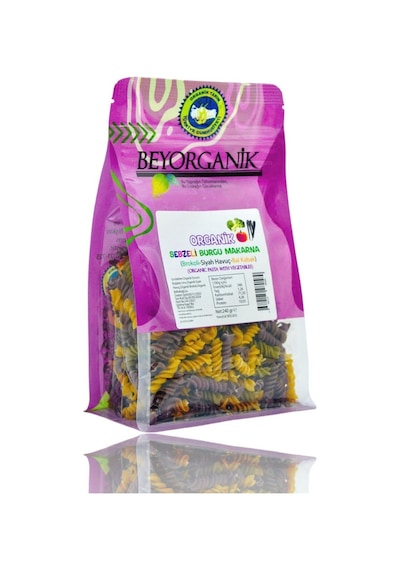 Organik Sebzeli Burgu Makarna 240 G