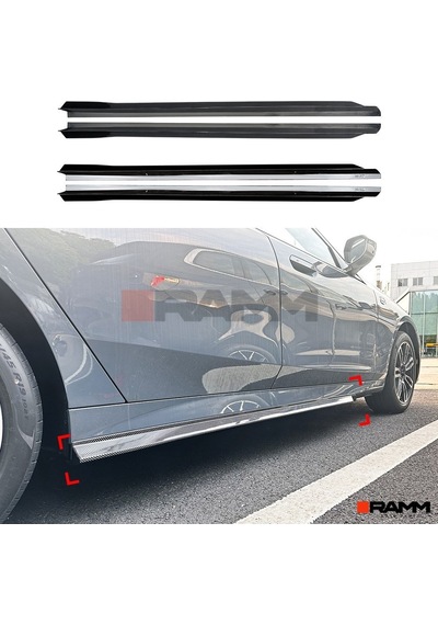 Bmw G60 Yan Marşbiyel Etek Sağ-sol Parlak Siyah