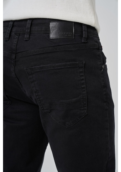 Morven Erkek Siyah Denim 5 Cep Slim Fit Jean Kot Pantolon 26ms003007001 Siyah