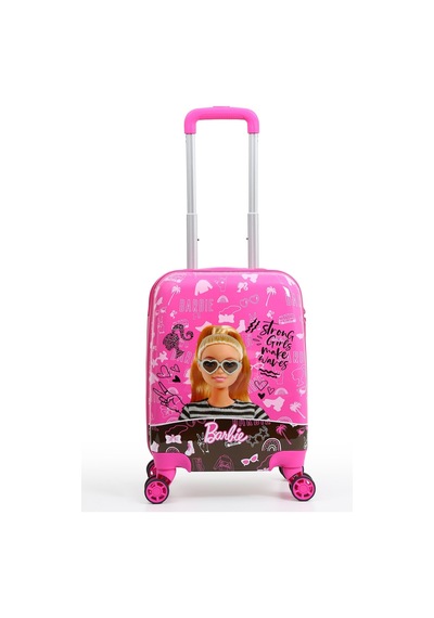 Louisiana Polo Lisanlı Barbie Policarbon Çocuk Valizi Pembe 2991