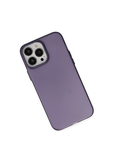 Apple iPhone Uyumlu 14 Pro Kılıf Modos Metal Kapak - Derin Mor Bz8683140484941