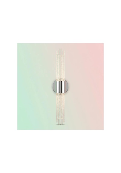Matrix 8 Led Duvar Apliği Modern Ve Şık Tasarım Aplik Gümüş Gövde Beyaz Led Gümüş Kasa Beyaz Led