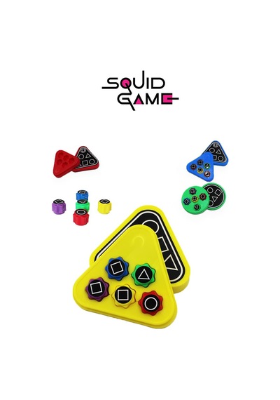 Kutulu Squid Game Gonggi Squid Game 5 Taş Oyuncak Beştaş