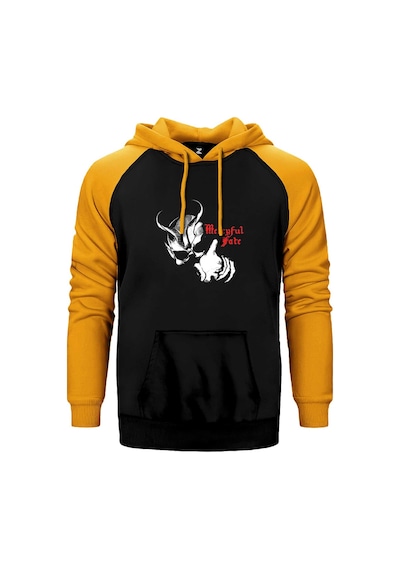 Mercyful Fate Don't Break The Oath Sarı Renk Reglan Kol Kapşonlu Sweatshirt Sarı