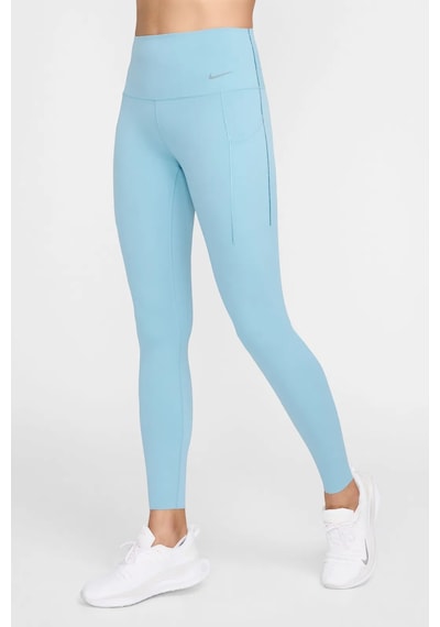 Nike Universa Medium Support High Rise Full Length Kadın Yüksek Bel 2 Cepli Toparlayıcı Tayt Turkuaz