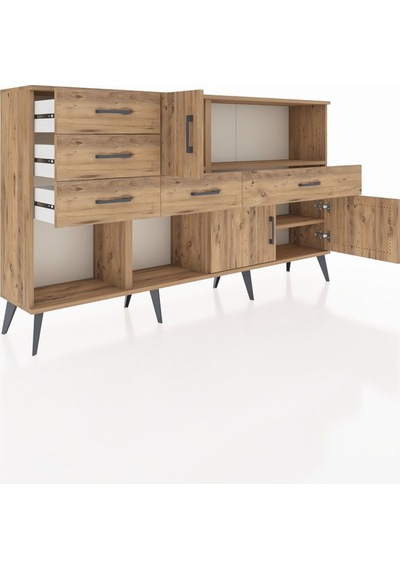 Arges Konsol 2 Raflı 5 Çekmeceli 3 Kapaklı 176x30x99 Çam-çam Atlas Çam - Atlas Çam Arges Konsol 2 Raflı 5 Çekmeceli 3 Kapaklı 176x30x99 Çam-çam Atlas Çam - Atlas Çam