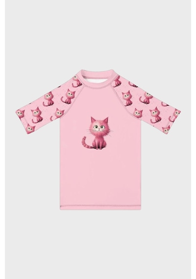 Slipstop Kiki Baskılı Uv Korumalı Kısa Kollu Mayo T Shirt Kız Çocuk T Shirt St2612000002 Pembe Slipstop Kiki Baskılı Uv Korumalı Kısa Kollu Mayo T Shirt Kız Çocuk T Shirt St2612000002 Pembe