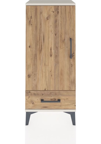 Arges Komodin 3 Raflı Tek Çekmeceli Tek Kapaklı 44x30x106 Ayt... Aytaşı