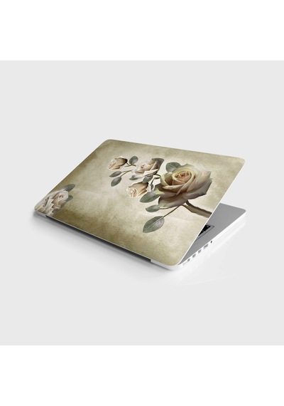 Laptop Sticker Notebook Pc Kaplama Etiketi Kuru Güller