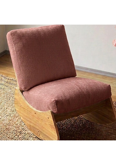 Comfort Sallanır Koltuk Tv Koltuğu Sallanan Berjer Sandalye Gül Kurusu