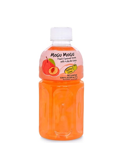 Mogu Mogu Peach Flavoured Drink With Nata De Coco 320 ML