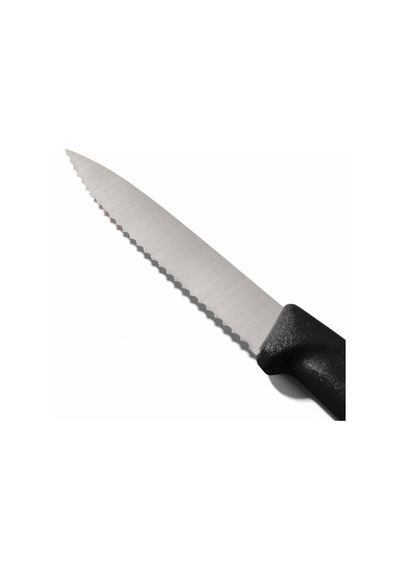 Victorinoxx 67633 Tırtıklı Soyma Bıçağı - Siyah - 8 Cm Çok Renkli