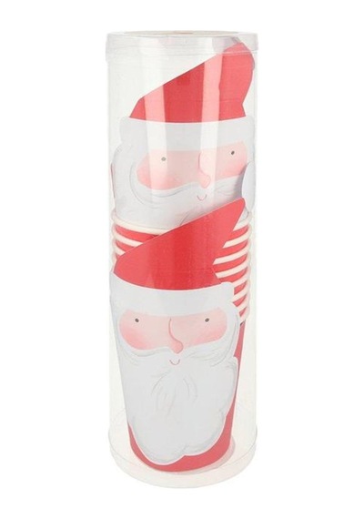 Meri Meri - Jolly Santa Cups - Noel Baba Bardaklar