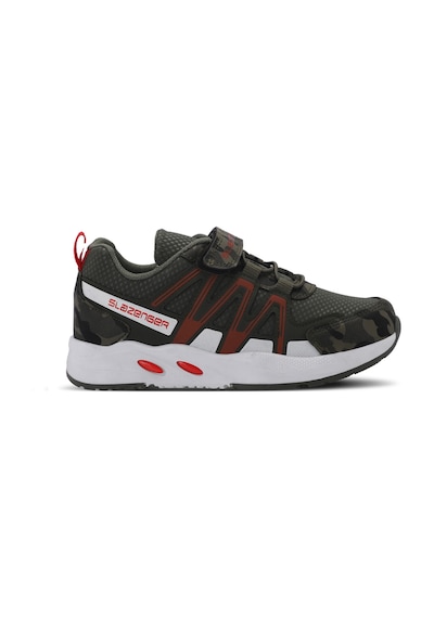 Slazenger Elıps Erkek Çocuk Haki Kamuflaj Sneaker Haki Kamuflaj