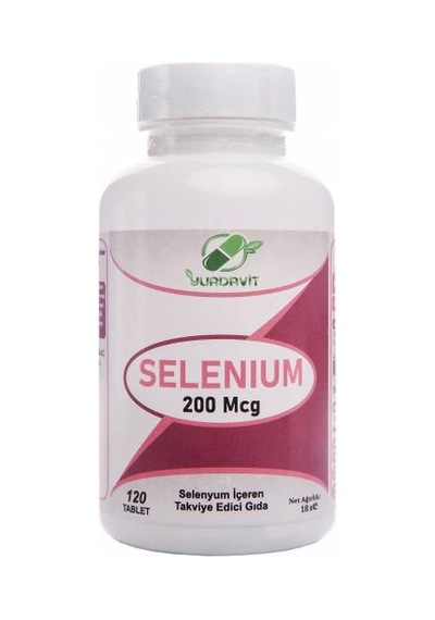 Yurdavit Selenium 200 Mcg Selenyum 120 Tablet