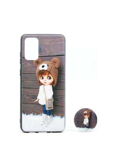 Nettech Samsung Galaxy S11 Uyumlu Desenli Popsocket Seri Arka