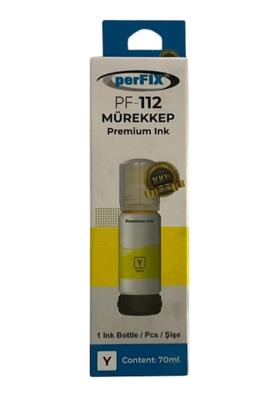Perfıx Pf T112y Sarı Şişeli Mürekkep 70 Ml 50900935