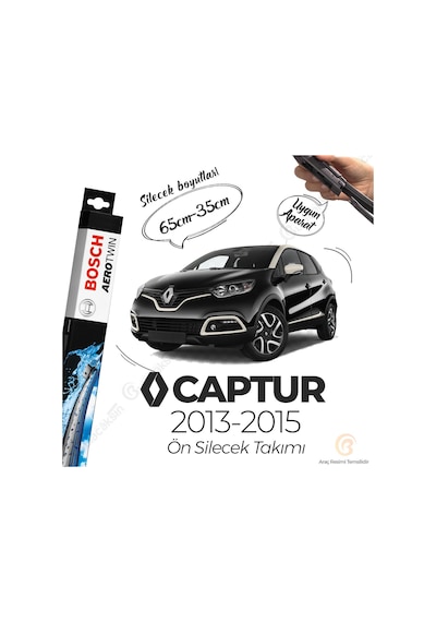 Renault Captur Muz Silecek Takımı 2013-2015 Bosch Aerotwin