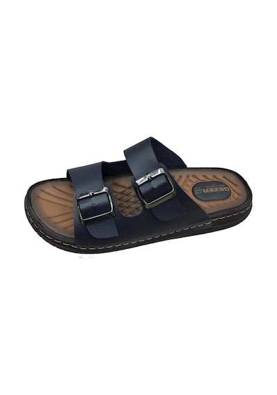 Erkek Tam Ortapedik Günlük Bahçe Havuz Ve Outdoor Deri Terlik Lacivert Ortapedi Erkek Tam Ortapedik Günlük Bahçe Havuz Ve Outdoor Deri Terlik Lacivert Ortapedi