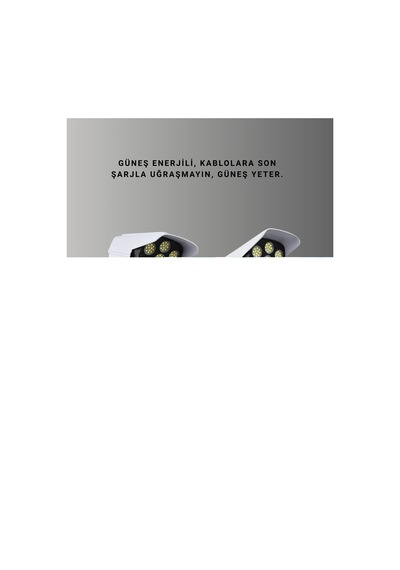 Güneş Enerjili Güvenlik Lambası 77 Led 2400mah