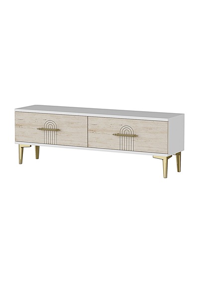 Tsa1215bt - İdatv120 Tv Stand, Tv Sehpası Beyaz - Traverten 120cm