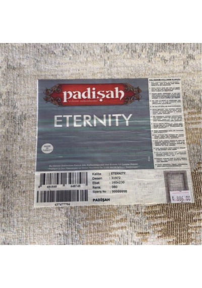 Padişah Halı Eternity Serisi 31972 080 Tüm Ebatlar