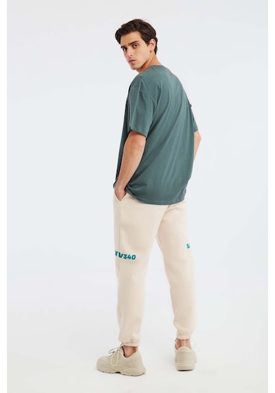 Grımelange Jett Erkek Oversize Fit %100 Organik Pamuk Kalın Dokulu Bisiklet Yakalı Koyu Yeşil T-shirt Koyu Yeşil Grımelange Jett Erkek Oversize Fit %100 Organik Pamuk Kalın Dokulu Bisiklet Yakalı Koyu Yeşil T-shirt Koyu Yeşil