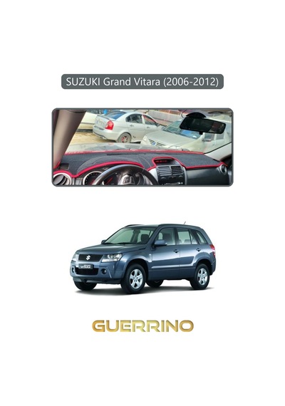 Suzukı Grand Vitara 2006-2012 Torpido Koruma Halısı Gri Kenar