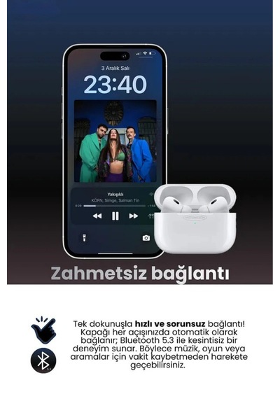 Bay Aktif Gürültü Önlemeli Anc Pro Tws Bluetooth Kulaklık, Şeffaf Mod Ve Gelişmiş Özellikler Najmaddin