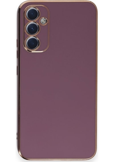 Samsung Galaxy Uyumlu A34 5g Kılıf Luxury Seri Kamera Korumalı Silikon Kapak