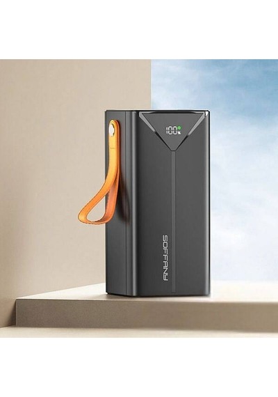 Hy-250 50.000 Mah Powerbank 22.5w Type-c + Lightning + Usb-a Çı Siyah