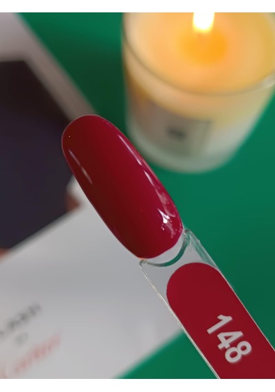Glamour By Mia 148 Koyu Kırmızı Kalıcı Oje 15 Ml Hema Free Tpo Free