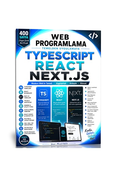 Typescript - React - Next.js İle Modern Web Geliştirme Rehberi