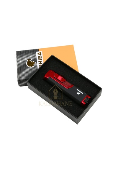 Pürmüz Model Cohiba İsme Özel Gazlı Çakmak Siyah