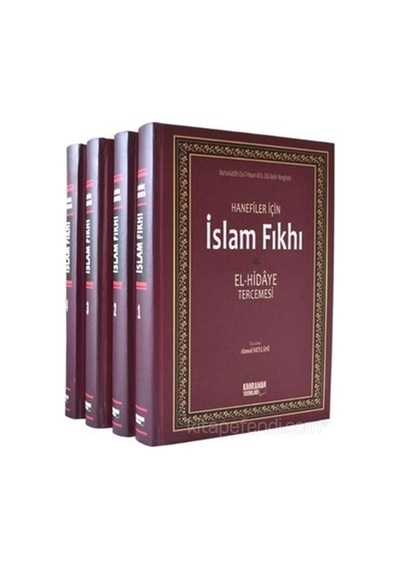 Islam Fıkhı El - Hidaye Tercemesi 4 Cilt Şamua Büyük Boy-1988