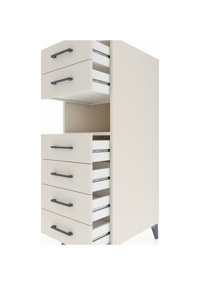 Kronos Dolap Tek Raflı 6 Çekmeceli 44x59x134 Aytaşı-aytaşı Aytaşı
