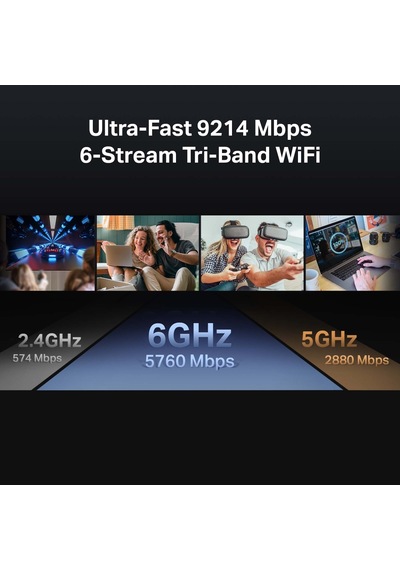 Tp-lınk Archer Be550 Be9300 Üç Bantlı Wıfı7 Mesh Router-217164
