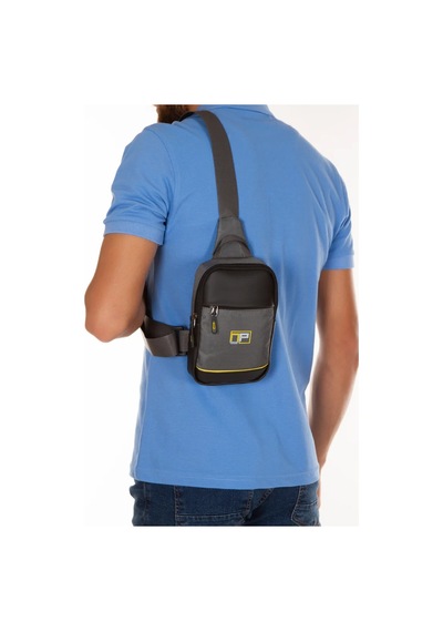 Newish Polo Body Bag Çapraz Göğüs Ve Sırt Çantası -qatro Mini 571 Gri