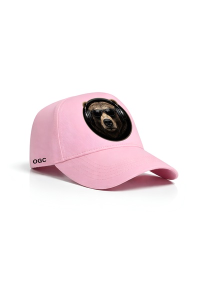 Ogc Ayı Unisex Şapka Pembe
