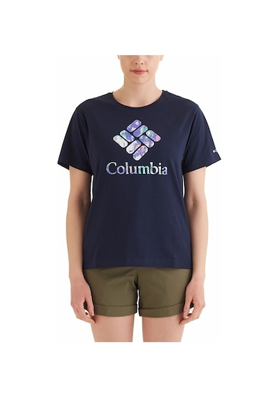 Columbia Csc Gem Wisterian Kadın Kısa Kollu T-shirt Lacivert Cs0367-466 001