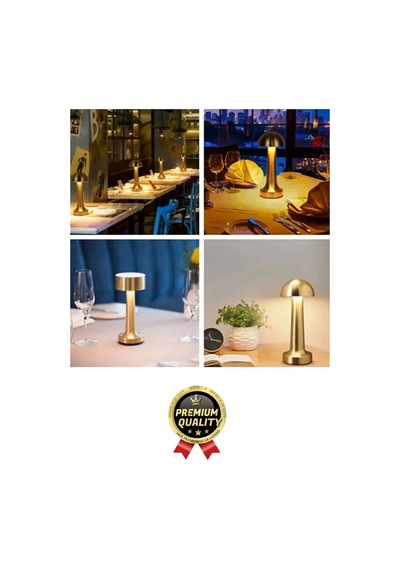 Özel Üretim Dokunmatik Şarjlı Dekoratif 3 Modlu 23 Cm X 9 Cm Modern Aç/kapa Butonlu Led Masa Lambası Diğer
